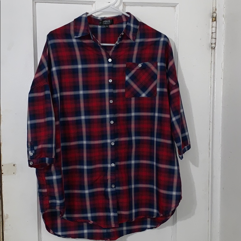 Men’s plaid shirt